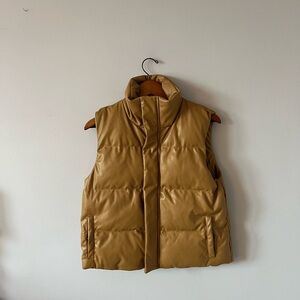 a new day Camel Puffer Vest